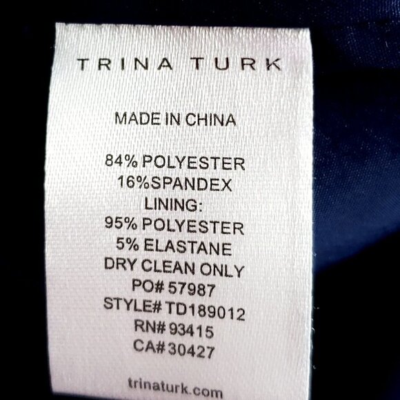 Trina Turk Breene short sleeve multi color sequin - Picture 6 of 9